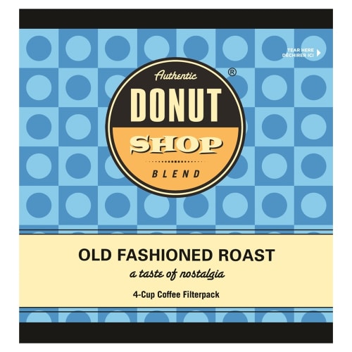 Donut Shop Blend 4-Cup Soft Pod Coffee, Regular